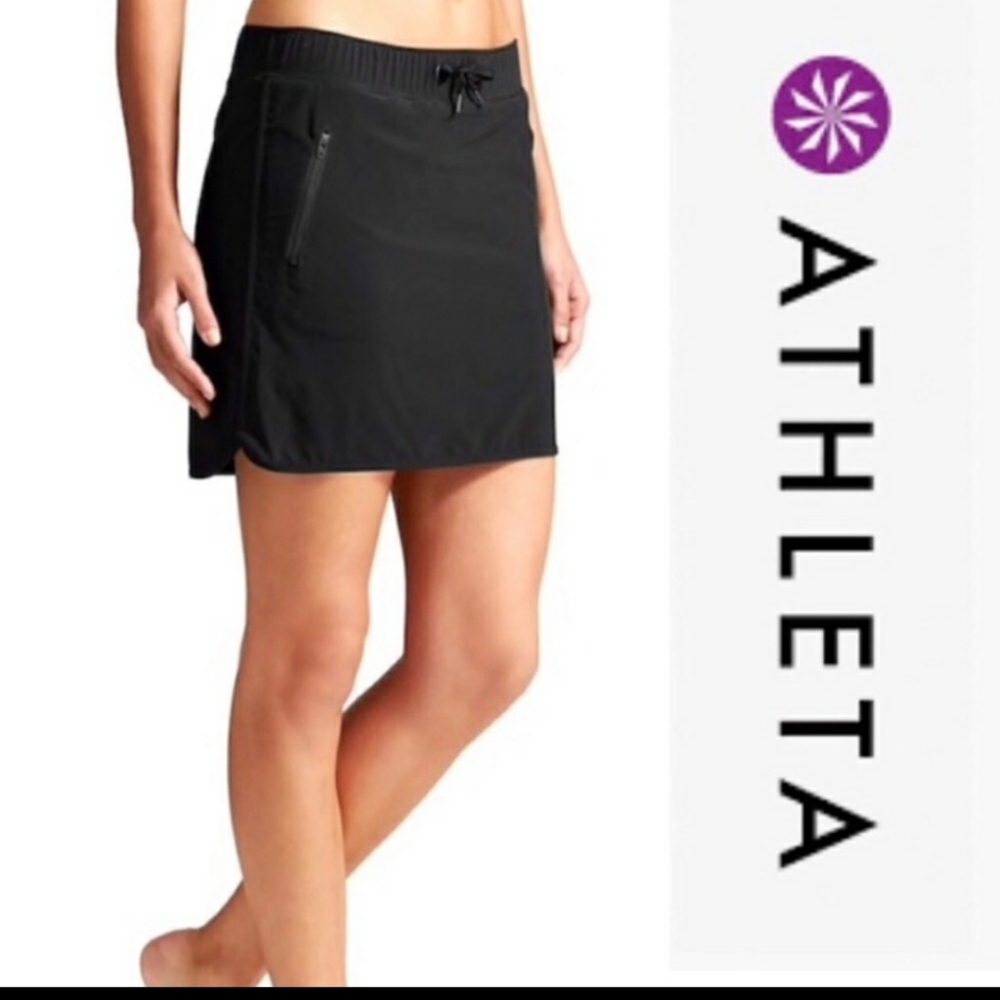 Athleta | Black Stretch  Skort Style # 438956